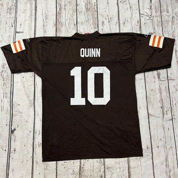 Brady Quinn Cleveland Browns Reebok NFL Football Sports Jersey Shirt - Picture 2 of 6